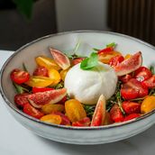 Burrata And Cherry Tomatoes