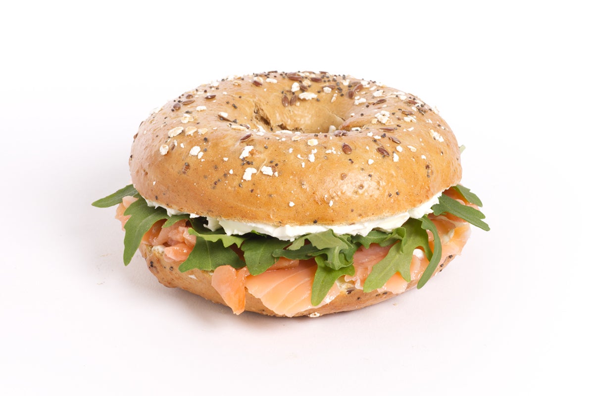 Smoked Salmon & Cream Cheese Bagel