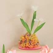 Emirati Womens Day - Tray Centerpiece - Tulips