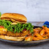 The Map Chicken Burger