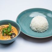 Traditional Thai Red Curry Vegetables