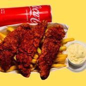Nashville Strips With Fries And Cola 