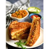 Egg Bhurji Sandwich