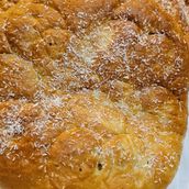 Coconut and raisin maamoul