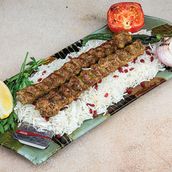 Lamb Kebab With Rice