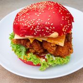 zinger chicken burger