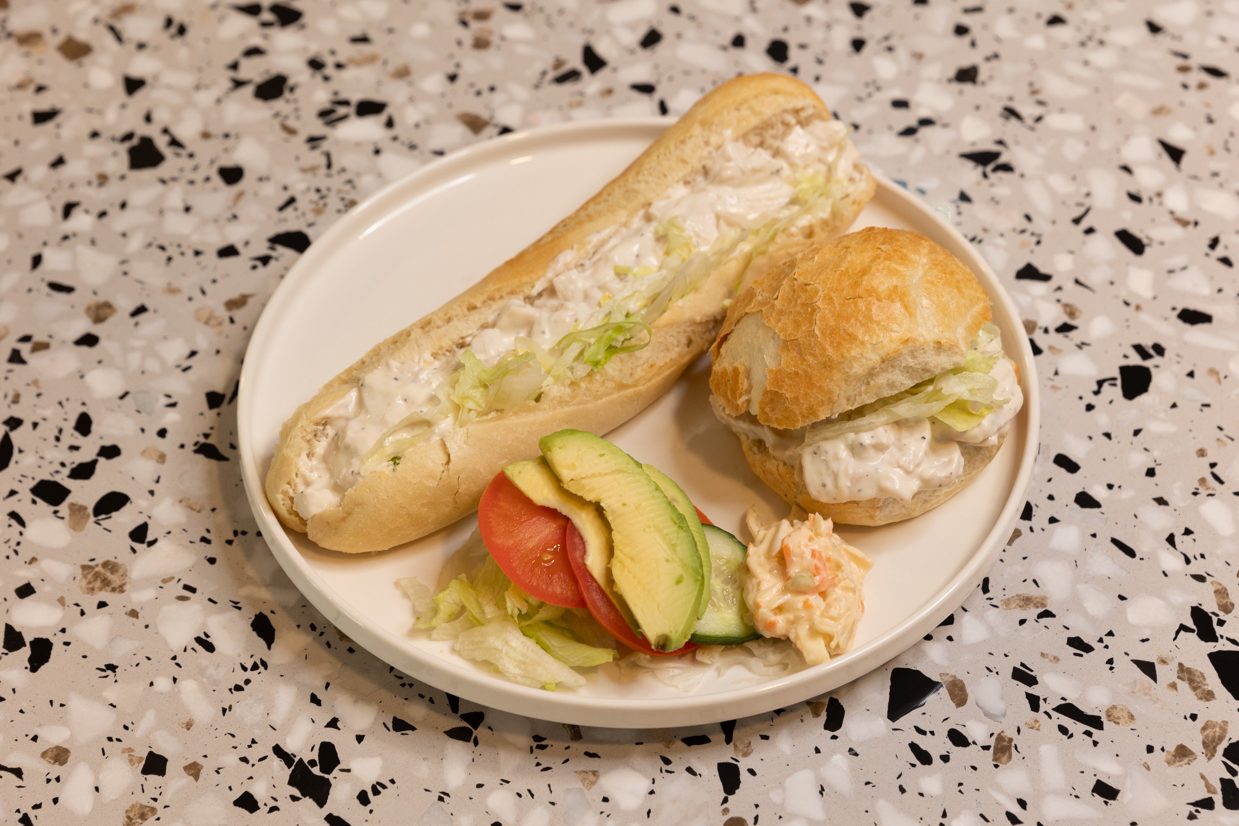 Chicken Caesar Salad Baguette