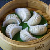 Basil Flavoured Chicken Dumplings  زلابية الدجاج بنكهة الريحان
