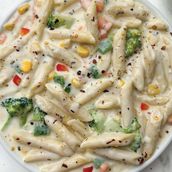 Pasta In White Sauce