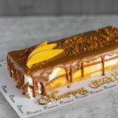 Mango Lotus Ice Cream Cake