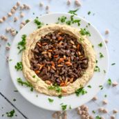 Hummus With Minced Meat