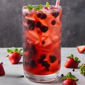 Strawberry Boba Fruit Tea