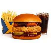 Bbq Chicken Burger Meal