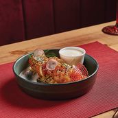 Achari Glazed Shrimps