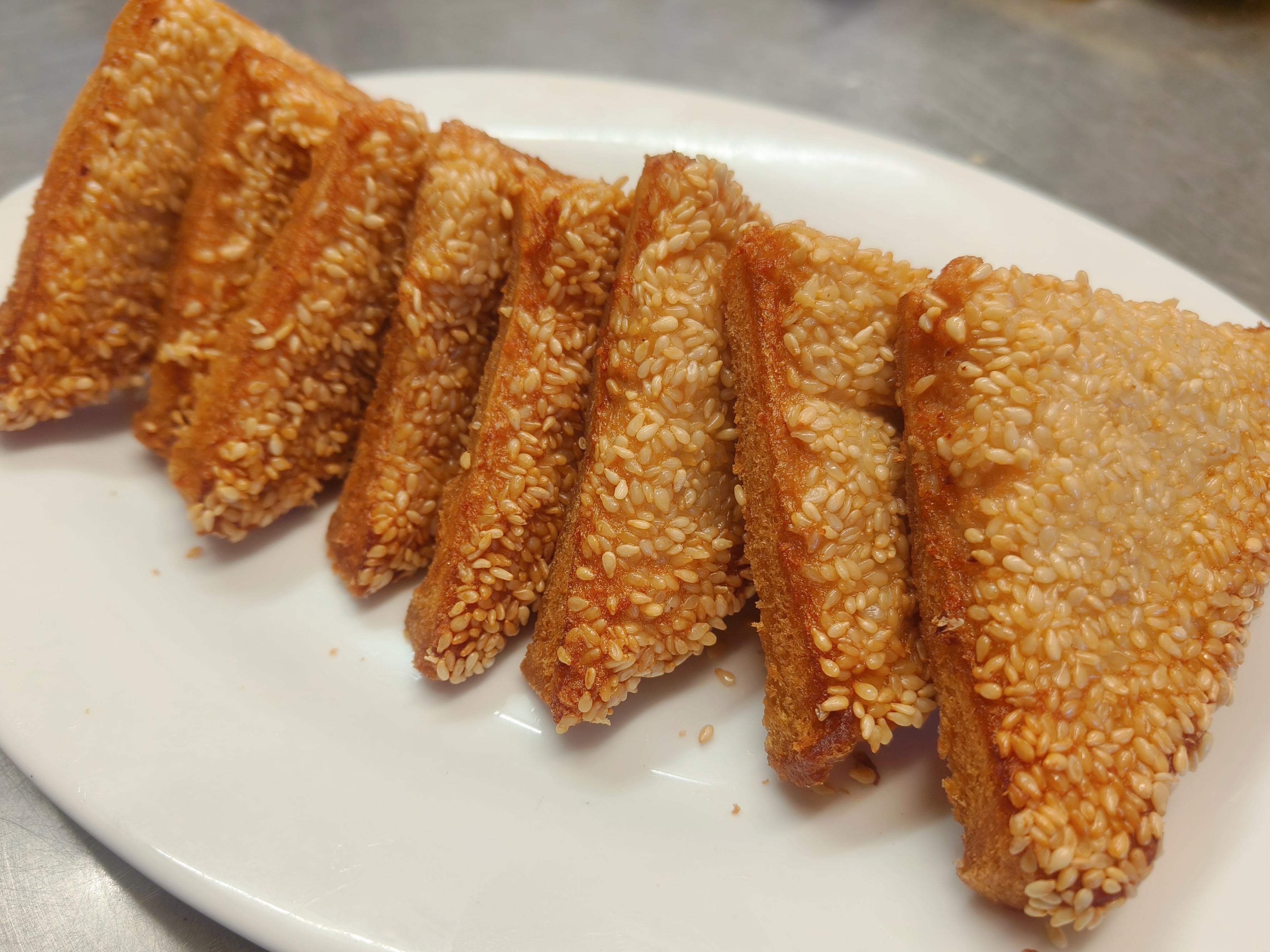 Sesame King Prawn on Toast