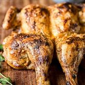 Half Grilled Chicken