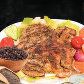 Pepper Chicken Charcoal Half