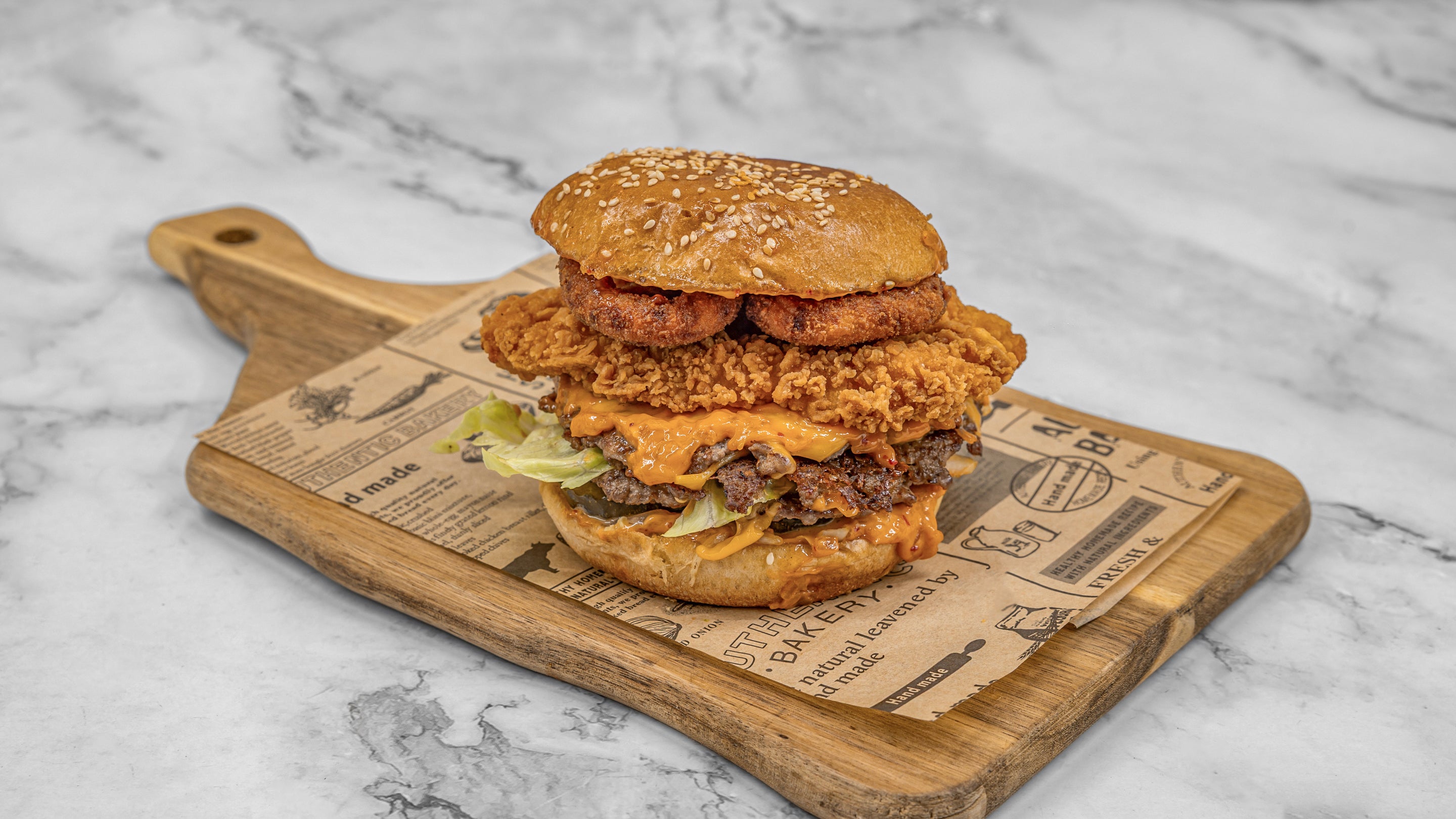 The Gourmet Giant Burger ��