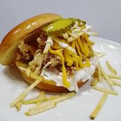 Crispy Chicken Strips Burger