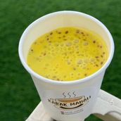 Custard Dallah with haba humr