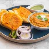 Pao Bhaji with Amul Butter
