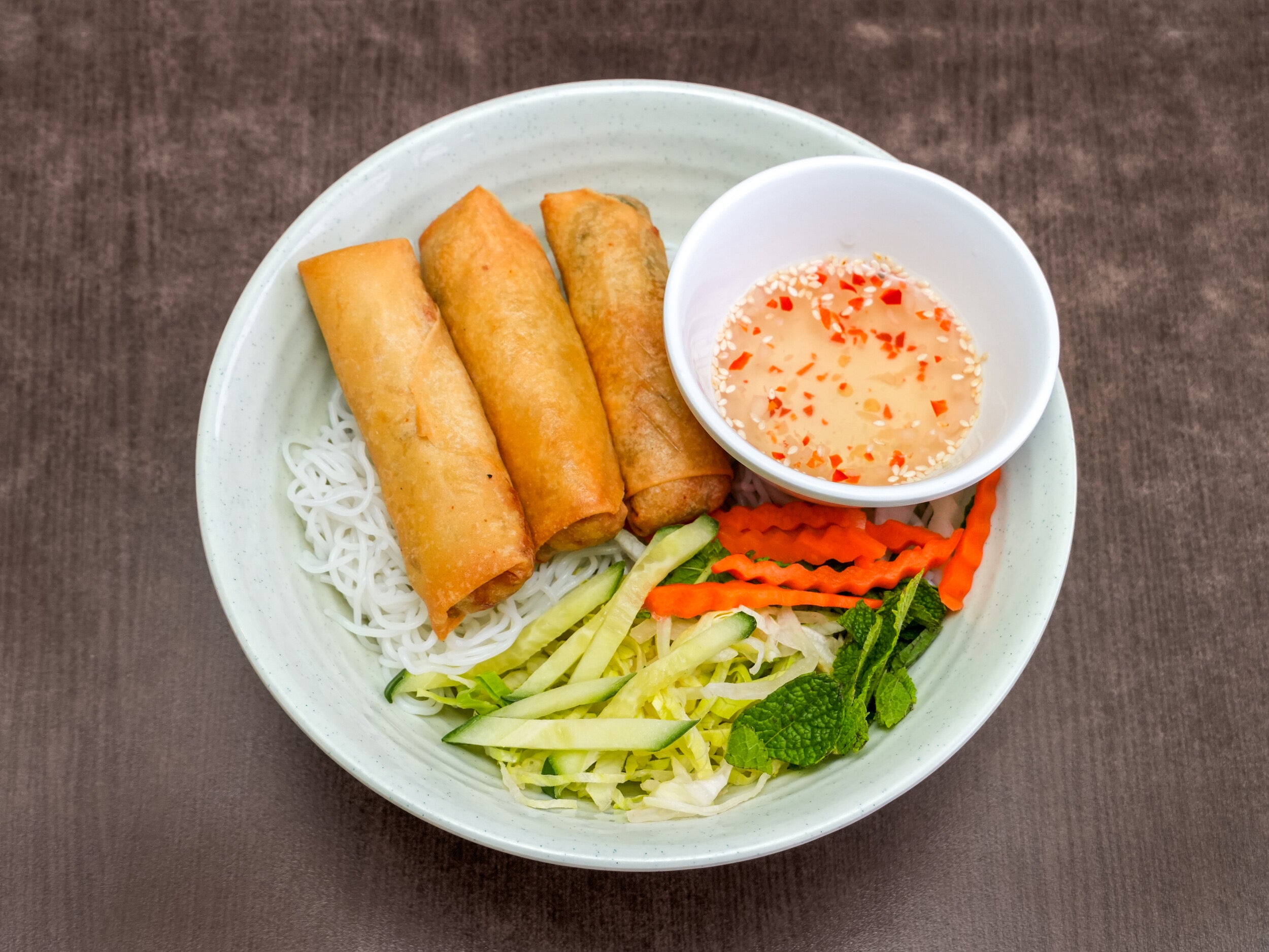 Vegetable Spring Rolls Bun