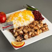 Chicken yoghurt tikka with rice