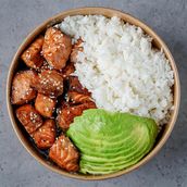 Salmon Teriyaki Bowl