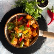 Hot And Tangy Stir-fried Chilli Paneer