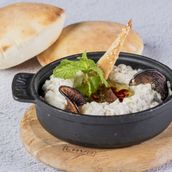 Moutabel Served With Arabic Bread