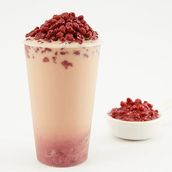 Red bean Milk Tea