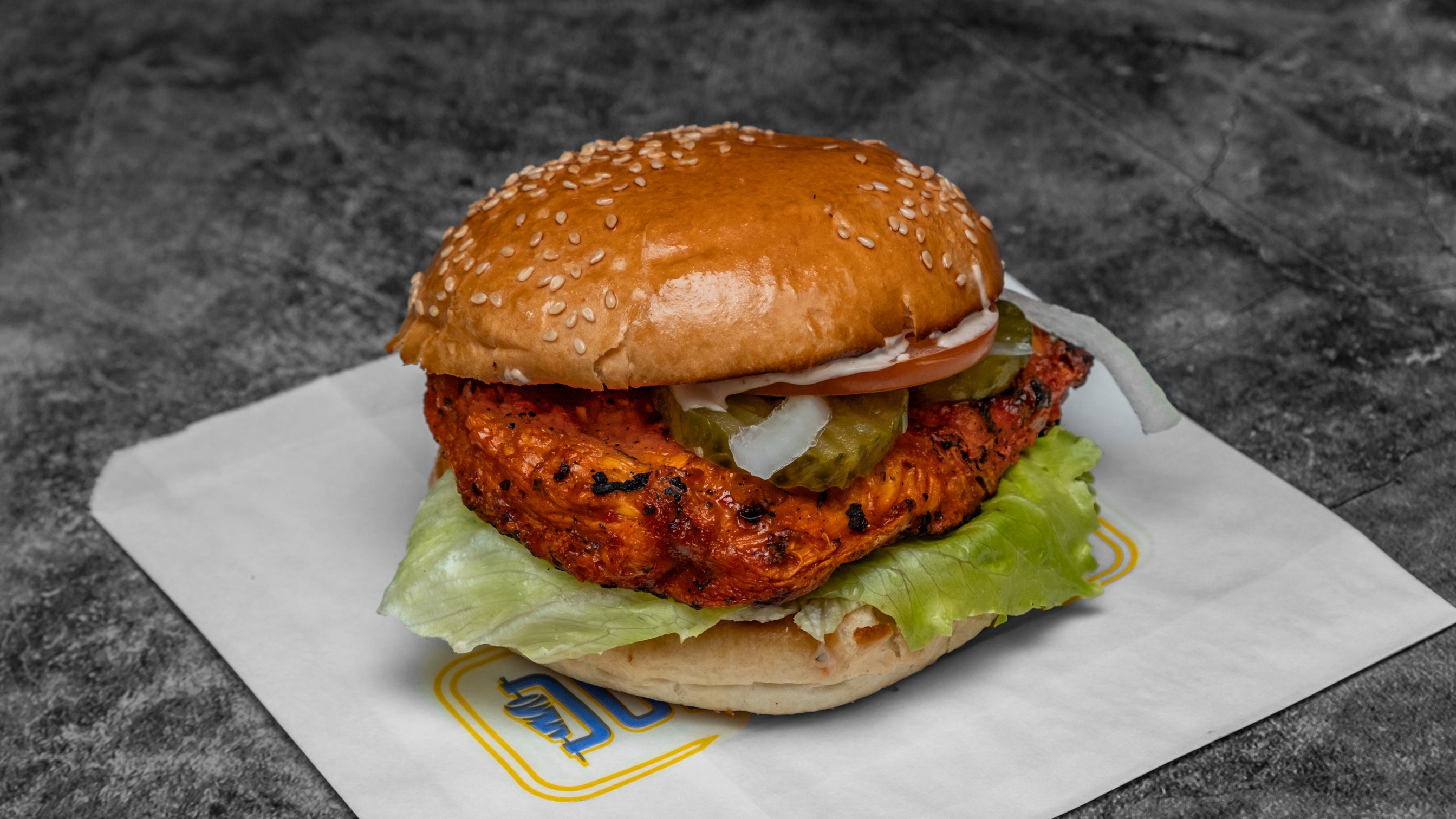 Peri Peri Grilled Chicken Burger