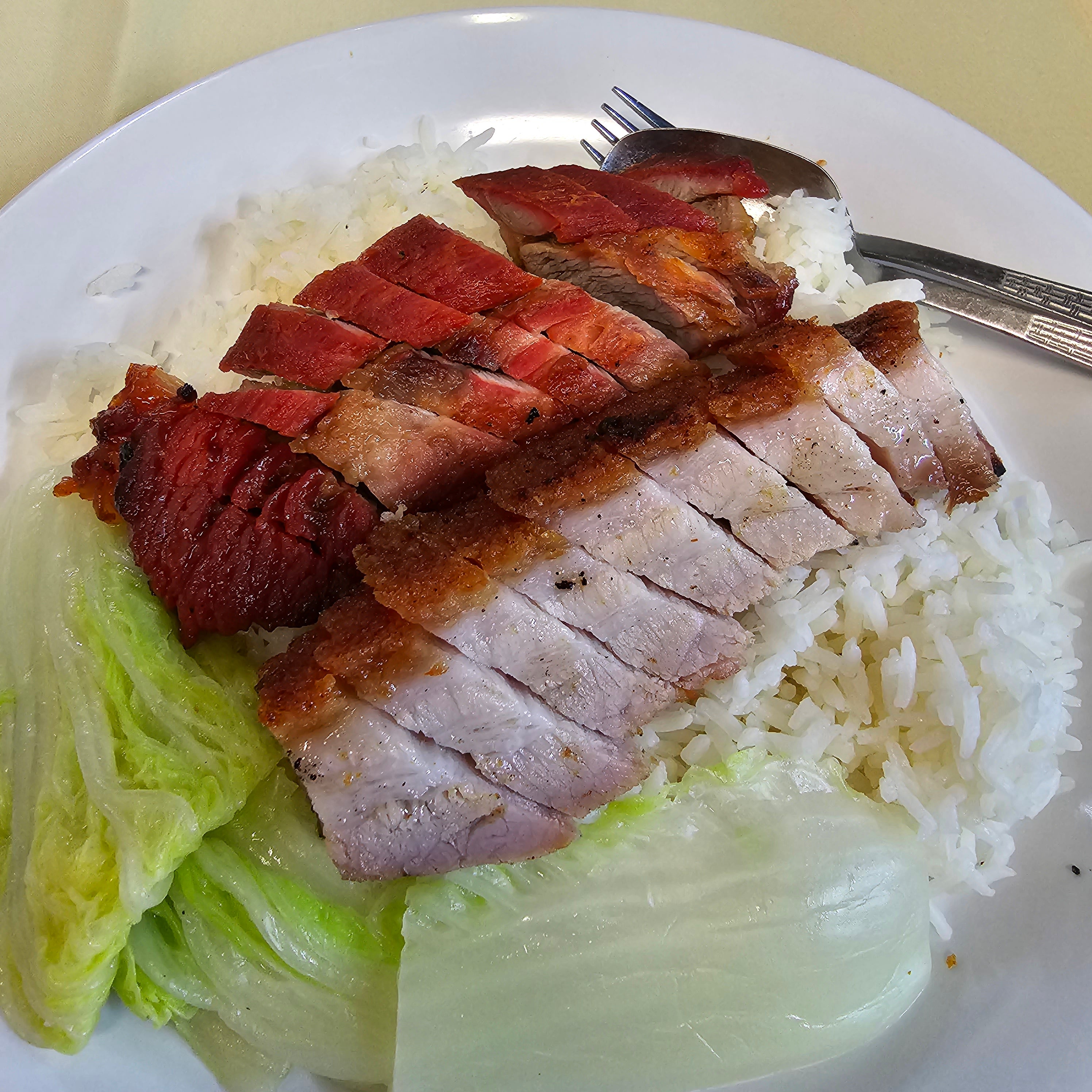 Two Combination BBQ Meat on Rice 雙拼燒味飯