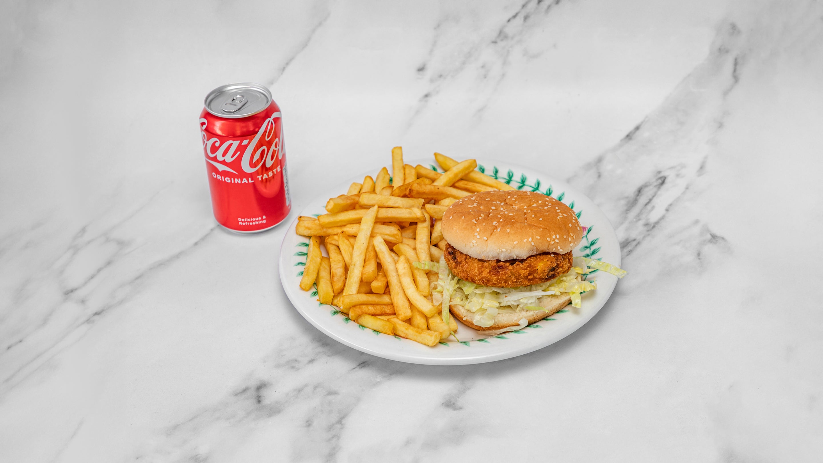 Vegetable Burger Meal