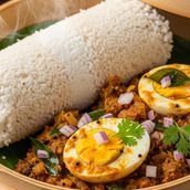 Puttu Egg Curry