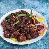 Beef black fry + rice