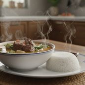 Nilagang Baka With Rice
