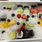 Iced Box With 12- Fresh Juice Bottles (200ML)