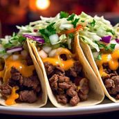 Tostadas Stir Fried Beef Tacos