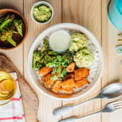 Grilled Salmon Bowl