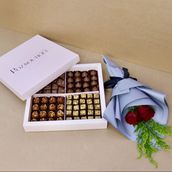 Sweet Coffee Box With Flowers 6610