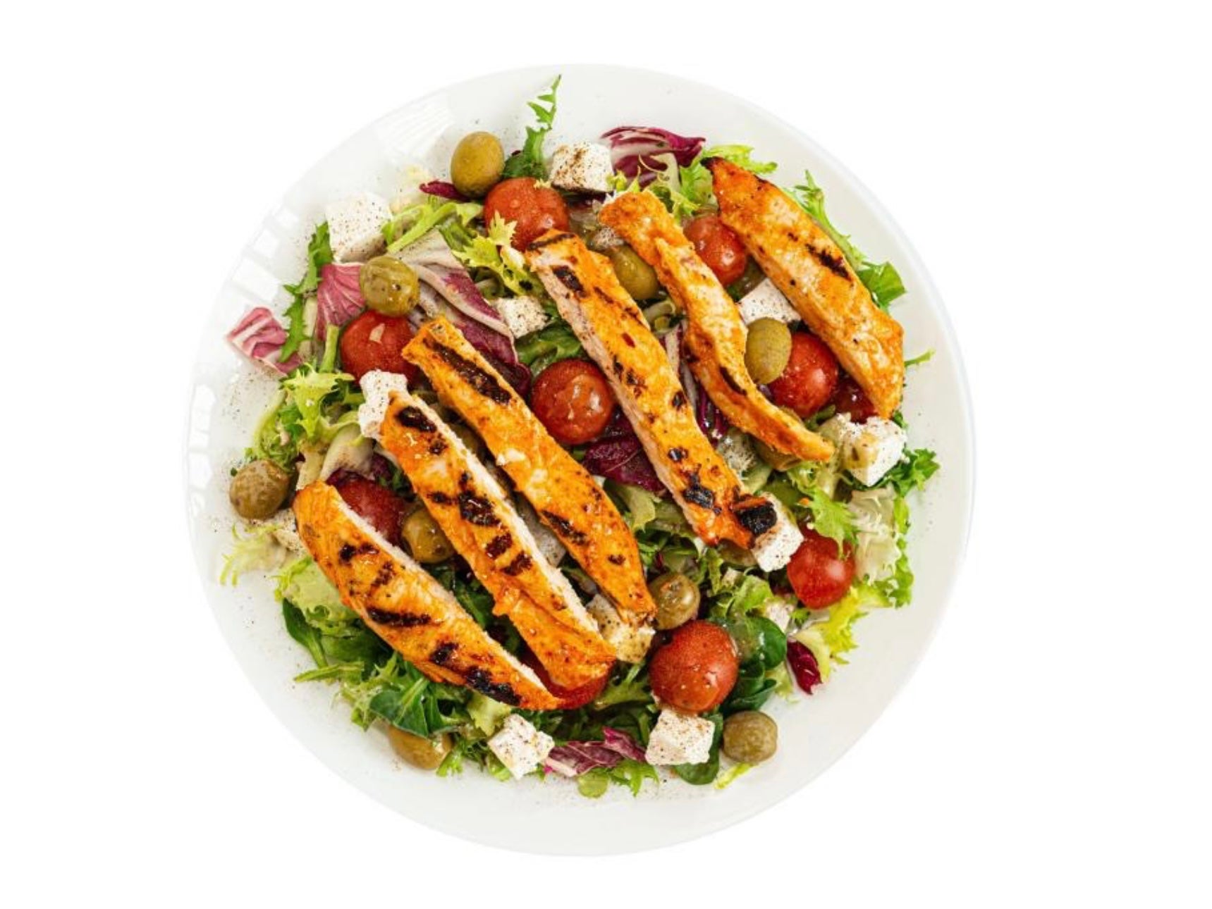 Salad and Chicken