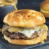 Swiss Shroom Supreme Burger