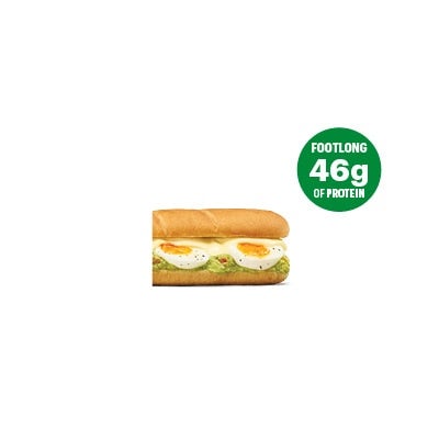 Poached Egg & Guacamole - 6-inch