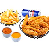 Crispy Chicken Combo for 1  - 6 Pieces