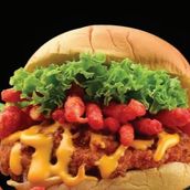 chicken Cheetos Burger
