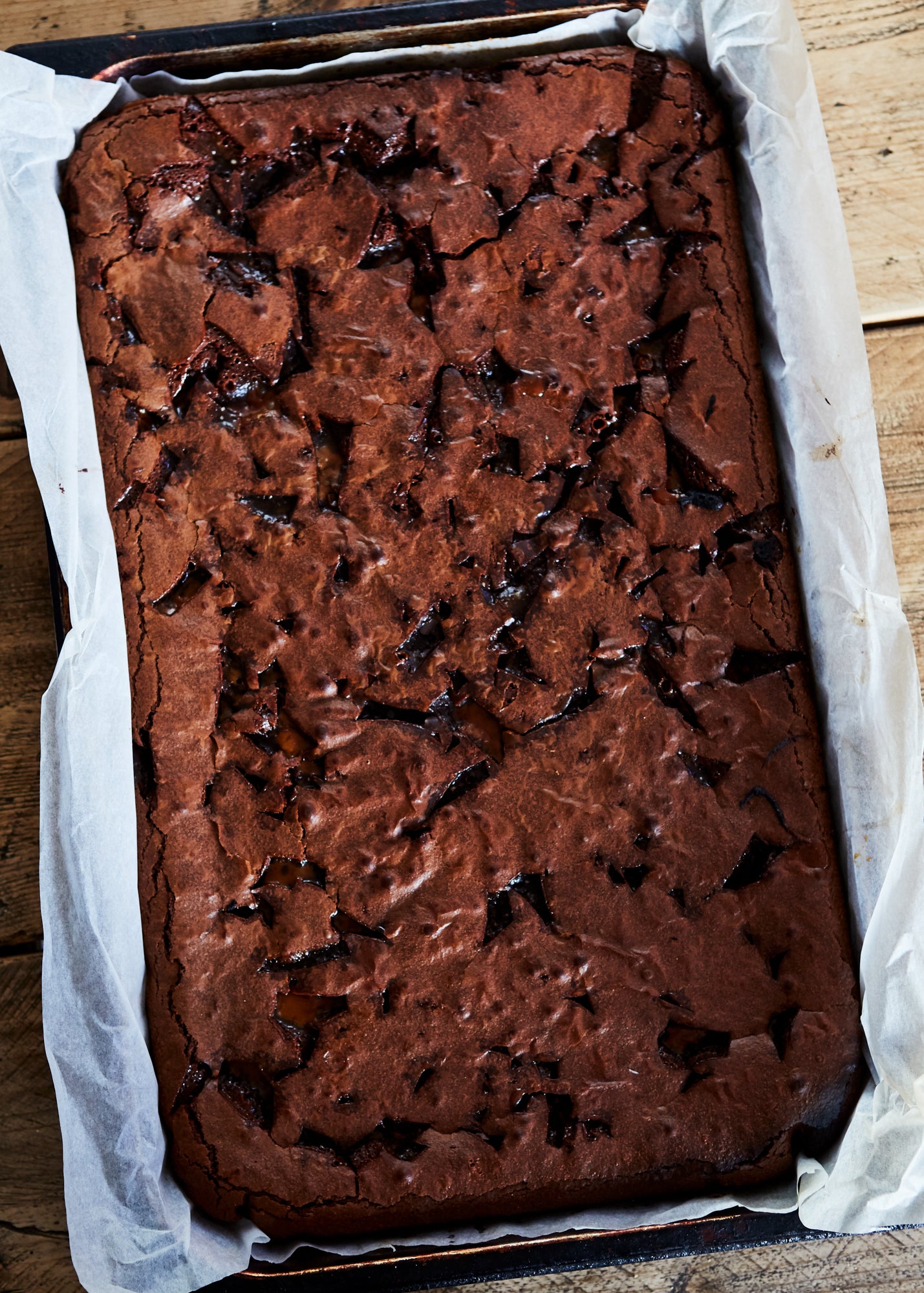 Salted Caramel Rye Brownie