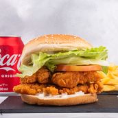 Texas Crispy Chicken Burger Combo