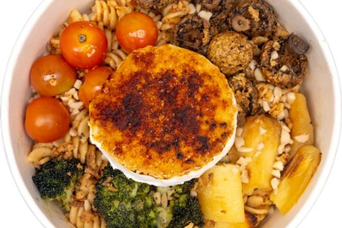 Goat's Cheese Rustic Pesto Bowl