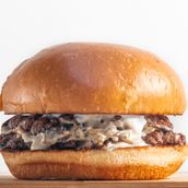Smashed Mushroom Burger